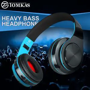Bluetooth Headphone Wired Wireless Headphones Bluetooth Headset Foldable Stereo Gaming Earphones With Mic Support TF Card