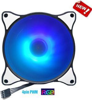 4 Pin RGB 120mm Computer Case Fan Silent 12CM Fan CPU Cooling RGB Quiet PC Cooler Fan Case Fans 12V DC