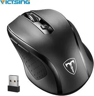 2.4G Wireless Gaming Mouse 2400 DPI Adjustable 6 Buttons Mouse With Nano Receiver Wireless Mouse for Computer/Laptop