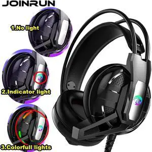 Gaming Headphone Stereo Earphones Headset Earphones with Microphone for PC Mobile Phone Game Internet cafe