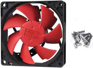 Case Cooling Fans 4D Plug Computer Coolers High Quality Best Silent Quiet 140mm 14cm DC 12V Copper & Aluminum 2 Lines Piece