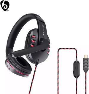 P3 Wired Gaming Headphone E-sports with Mic Stereo Surrounded Sound HiFi Headset for PC Laptop PS4 3.5mm Jack or Type C