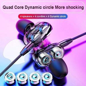 In-Ear Wired Earphone 3.5mm Earbuds Earphones Music Sport Gaming Headset With mic For IPhone    Stereo