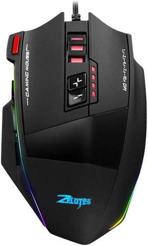 C-13 Wired Gaming Mouse 5 Levels 13 Programmable 10000DPI Adjustable RGB Optical Gaming Mice computer mouse