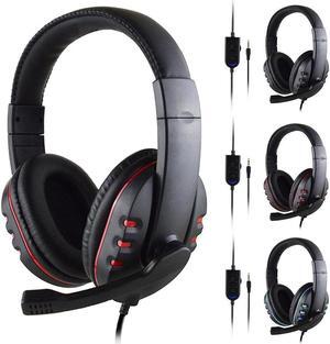 Fashion Gaming Headset Stereo Surround Headphone 3.5Mm Wired Mic For Ps4 Laptop Xbox One