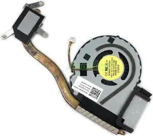 Genuine CPU Cooler For Dell Inspiron 15z 5523 Laptop Heatsink cooling system Fan FBDV DFS481105F20T 0W0K85 60.4VQ03.002