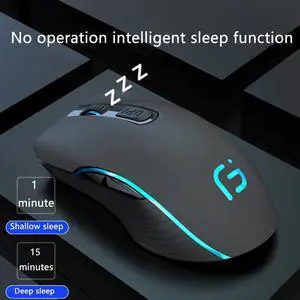 2.4G Home Mute Plug And Play Optical Computer Gaming Wireless Mouse Battery Powered With USB Receiver Portable 6 Buttons Office