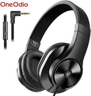 T3 3.5mm Wired Headphones Earphone Portable Stereo Over Ear Headband Headset With Microphone For Computer Phone PC