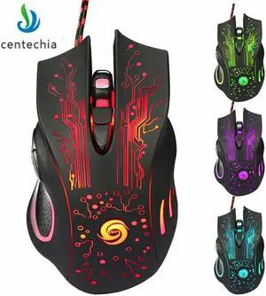 2018 New Original Gamer Mice computer mouse Gaming Mouse 3200 DPI 6 Buttons LED Optical USB Wired Mouse For Pro Gamer