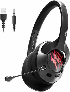 E3 Pro Gaming Headphones with 7.1 Surround/ Stereo 2 in 1 Gaming headset with Detachable Mic for Xbox/PS4/PC/Phones