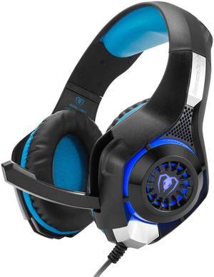 PS4 Stereo Game Headphones Deep Bass Gaming Headsets With Mic LED Light For PS4 Phone PC Computer Laptop Gamer