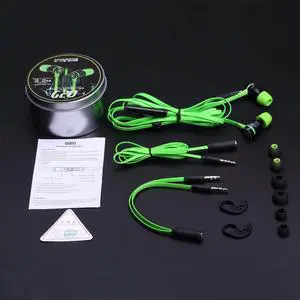 G20 Hammering Gaming Earphone Noise-Cancelling Double Bass In-Ear Headset Headphone With Mic Magnet Design For Iphone X