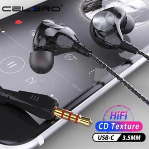 Music Earphone Wired Stereo Bass Earbuds Sport Gaming Headset Earphones With Mic Live Headphones for