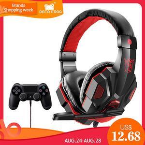 Gaming Headphones for PS4/Mobile phone Headphones Mic Stereo Supper Bass for  PlayStation 4 PS4 Earphone