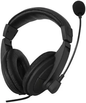 stereo earphones,with microphone noise canceling earplugs, for portable laptop desktop computer PC headphones headset