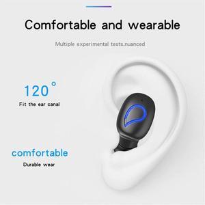 Wireless Bluetooth earphone Fingerprint Touch  HD 3D stereo bass Earbud Noise Canceling Gaming Sport Headset