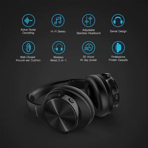 E9 Active Noise Cancelling Wireless Headphones Bluetooth 5.0 Headset with Mic Super Deep Bass For PC Mobile phone