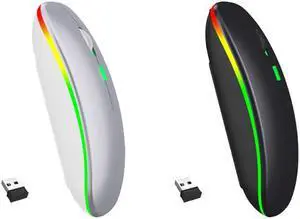 2.4GHz Wireless Mouse Bluetooth 5.1 Dual Mode Mute Optical Gaming Mice For Macbook air For  Macbook Pro