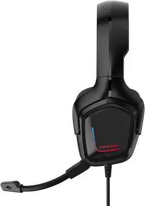 K20 PS4 Headset Gaming Headphone with Microphone LED Light Surround Sound Bass PC Gamer Headphone for New Xbox One Phone