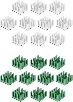 10PCS Aluminum Heatsink Heat Radiator Cooler for Electronic Chip Computer Heat Dissipation Cooling Pads