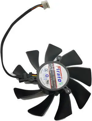 85MM FD9015U12S 4Pin Two Ball Bearing Cooling Fan For Sapphire HD 7770 7750 HD7970 Graphics Card Cooler Fan
