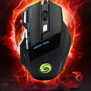Professional Wired Gaming Mouse 7 Buttons 2400 DPI LED Optical USB Computer Mouse Gamer Mice X7 Game Mouse for PC Laptop