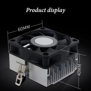 Cooling Computer Case Fan Silent Oil Bearing PC Radiator Low Noise Computer Case Fan for Intel Socket 370 and Intel c2/c3