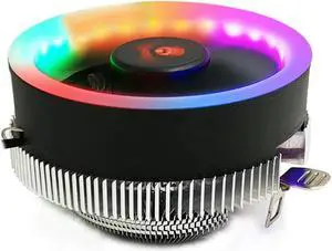 Q2 RGB LED Computer PC Case 3 Pin Silent CPU Fan Chassis Cooling Cooler Fan Heat Sink for Inter AMD