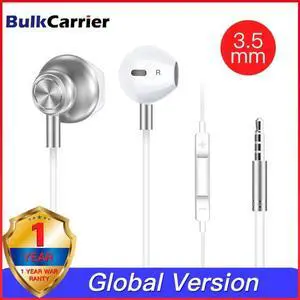 HIFI Wired Earphone 3.5mm Earbuds Earphones Music Sport Gaming Headset With mic For IPhone    Stereo