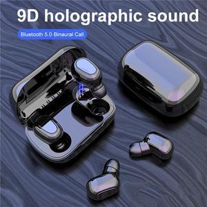 2020 TWS Fingerprint Touch Bluetooth Earphones HD Stereo Wireless Headphones Noise Cancelling Gaming Headset for