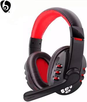 V8-1 Over Ear Wireless Bluetooth Headphones Headset Gamer Support Microphone Gaming Earphones with LED Button