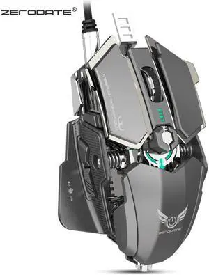 LD-MS500 Adjustable 4000DPI RGB Breathing Light Gaming Mouse Professional Mechanical Gaming Mouse Ergonomic Game Mice