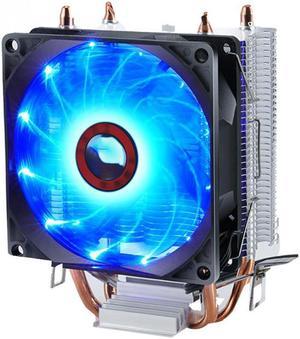 Heat Pipe CPU Cooler Silent Radiator Universal Hydraulic Bearing Aluminum Professional Desktop Computer Easy Install Fan