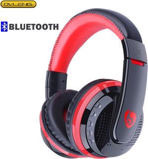 MX666 Wireless Bluetooth 5.0 Stereo Gaming headphones  Built-in Microphone Support FM Card 3.5mm Cable Headset for PC ipad