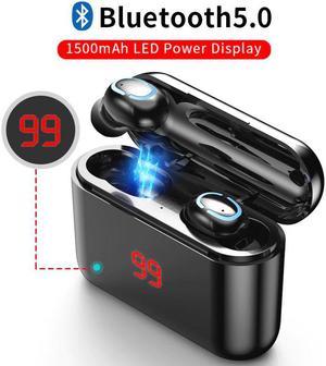 Bluetooth 5.0 Earphone HBQ TWS Wireless Headphons Sport Handsfree Earbuds 3D Stereo Gaming Headset With Mic Charging Box