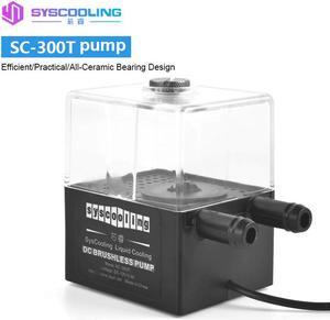 SC-300T Cooler Water Tank Integrated Water-cooled Circulation Pump 300L / H 4W DC 12V Silent Computer Components
