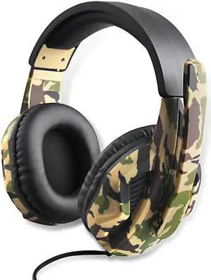 Headphone Gaming Earphones Camouflage Headset Adjustable with Microphone For Computer Phone XBOX Switch PC
