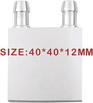 40x40x12mm Aluminum Water Liquid Cooler Block Heatsink For Computer CPU Radiator Aluminum Water Cooling Block Heat Sink System