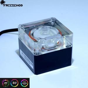 PU-FS4M-J Compute cooling pc water cooler mute pump PWM intelligent flow 800L/H 12V/5V RGB light aure.