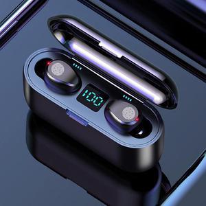 Earphone Bluetooth 5.0 F9 TWS headphones handsfree sport gaming headset smartphone earpods earbuds tecnologia 2020 fone