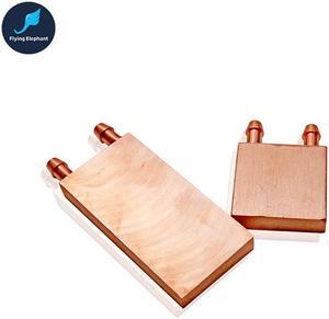 CPU GPU Northbridge Pure Copper Water Block Universal For CPU Radiator GPU Radiator  &  & MCU 40X40 /40X80/ 50X50mm