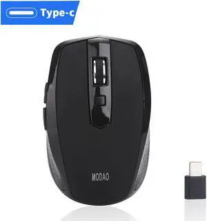 1600dpi 2.4GHZ Type C Wireless Mouse USB C Mice for Macbook/ Pro USB C Devices  Comfortable Ergonomic Design 2020#T2