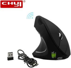 Left Handed Wireless Vertical Mouse Left Hand Ergonomic Rechargeable Optical Usb Mause 6 Button PC Gaming Mice For Laptop