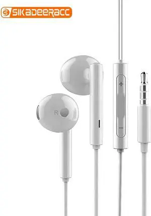 Sport In Ear Wire Control Headset Music Bass Gaming Stereo Sound Earbuds 3.5mm HD Call Mic Noise Reduction For