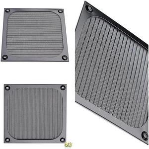 120x120mm Black Stainless Steel PC Case Fan Cooler Computer Mesh Dust Filter Dustproof Case Cover