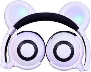 Headphones with  Flashing Glowing Light Headset Gaming Earphones for PC Computer and Mobile Phone