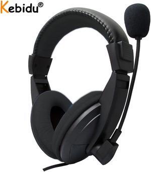 3.5mm Wired Gaming Stereo Headphones Game Headset Earphone with Mic for PC Computer Skype MSN PS4 Play Station 4