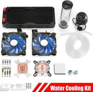 PC Water Cooling Kit With 240mm Water Row + CPU Water Cooling System Kit Computers Radiator Pump Reservoir Heat Sink