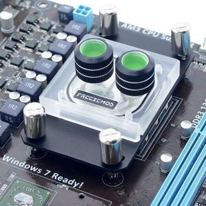 computer water cooler CPU water cooler block 0.5 channel jet AMD support AM4 AURA.  AMD-PM3D