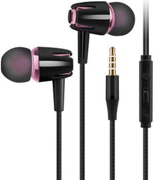 1pcs Wired Headset 3.5mm Jack In-ear Earphone Subwoofer HD Call Handfree Sport Headset With Misphone For PC/Phone/MP3